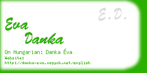 eva danka business card