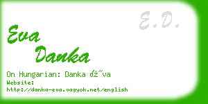 eva danka business card